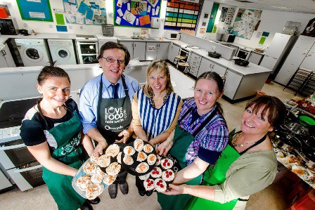 (l-r) Eileen Wallace from Childrens Food Trust, Stuart Donaldson from MRWA, Lesley Rotherham from St Aloysius Catholic Primary School, Pauline Harrison from Woodside Primary School, Runcorn Claire Hewson from The Oldershaw Academy, Wallasey